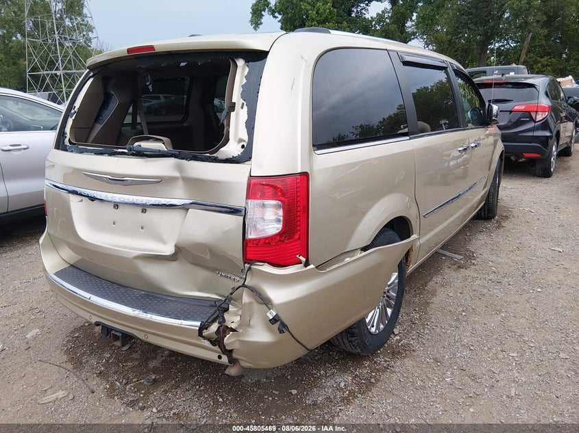 Vin: 2a4rr6dg5br781432, lot: 46304315, chrysler town & country limited 20114
