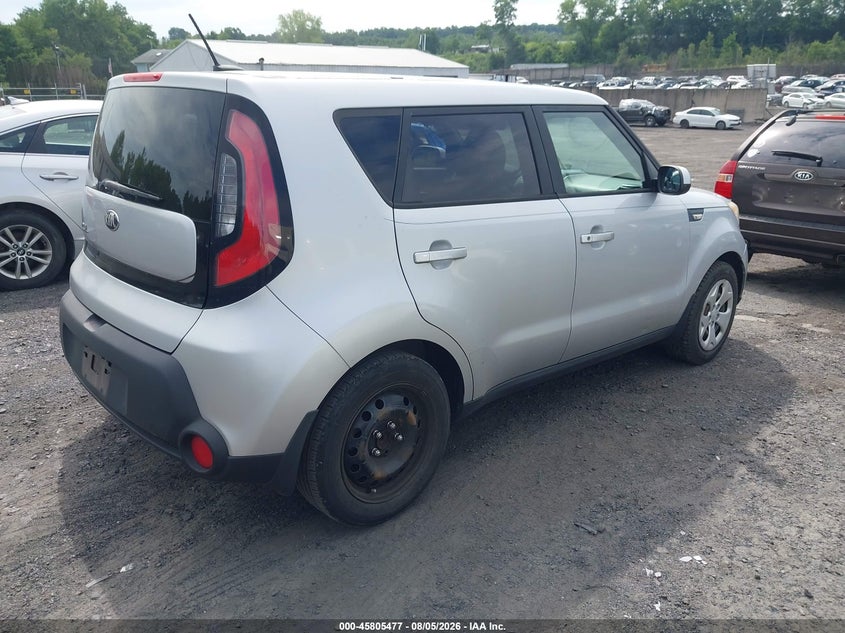 Vin: kndjn2a2xe7704237, lot: 46304323, kia soul 20144