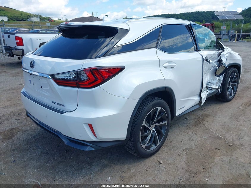 Vin: 2t2bgmca0hc019340, lot: 46304345, lexus rx 450h 20174