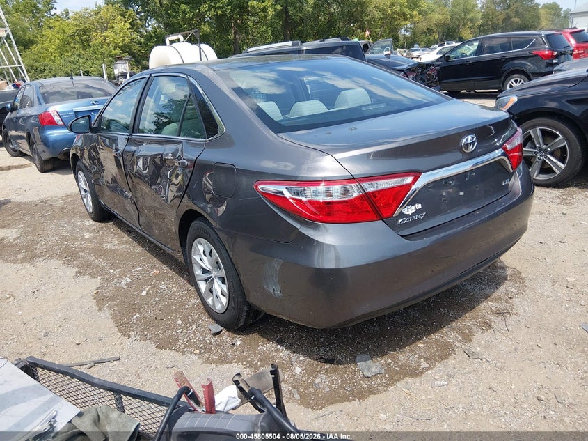 Vin: 4t4bf1fk8gr553912, lot: 46304349, toyota camry le 20163
