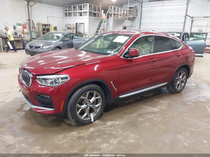 Vin: 5ux2v1c09m9f04769, lot: 46304350, bmw x4 xdrive30i 20212