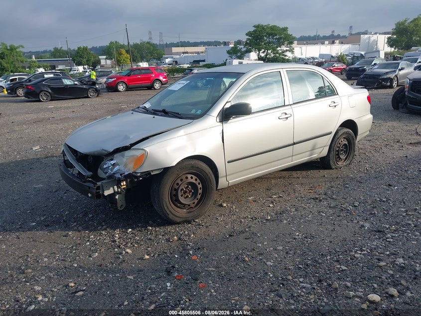 2003 Toyota Corolla, Left Front, IAAI, VIN 2T1BR32E43C024322 — photo 2