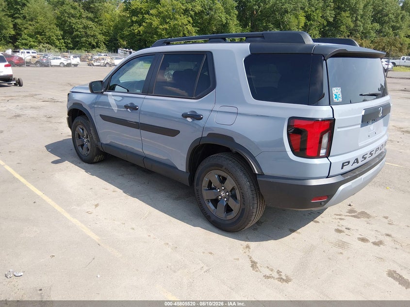 Vin: 5fnyf9h38tb069044, lot: 46304366, honda passport awd rtl/awd rtl blackout/awd rtl towing 20263