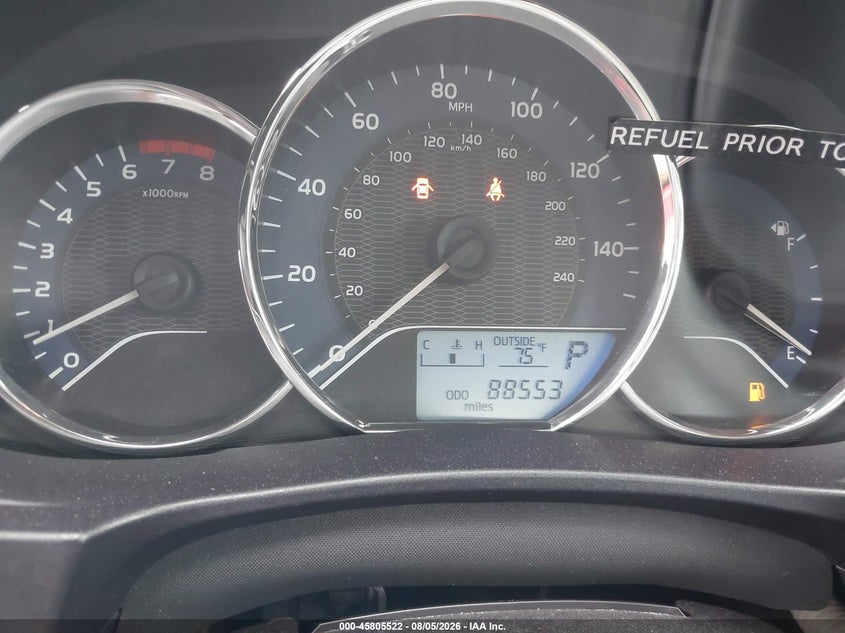 2016 TOYOTA COROLLA auction photo 7