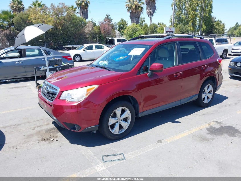 Vin: jf2sjadc9fg550735, lot: 46304379, subaru forester 2.5i premium 20152