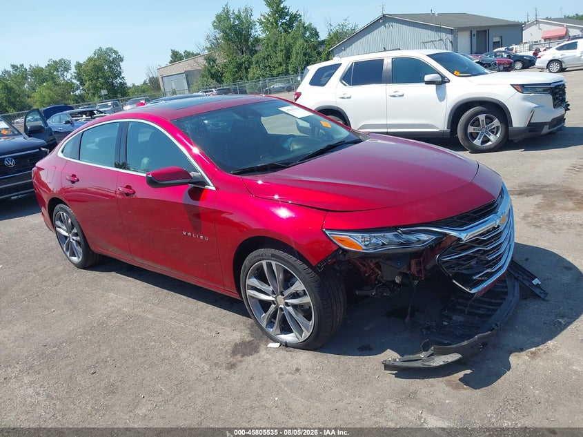 2025 Chevrolet Malibu Fwd 2Lt, Front, IAAI, VIN 1G1ZE5ST5SF101346