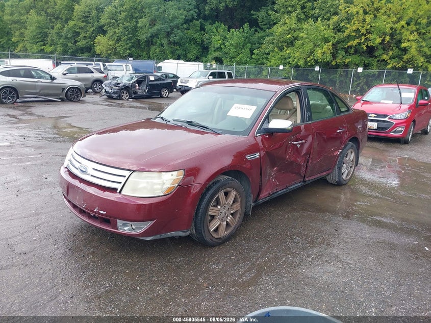 2008 Ford Taurus, Left Side, IAAI, VIN 1FAHP28W48G149359 — photo 2