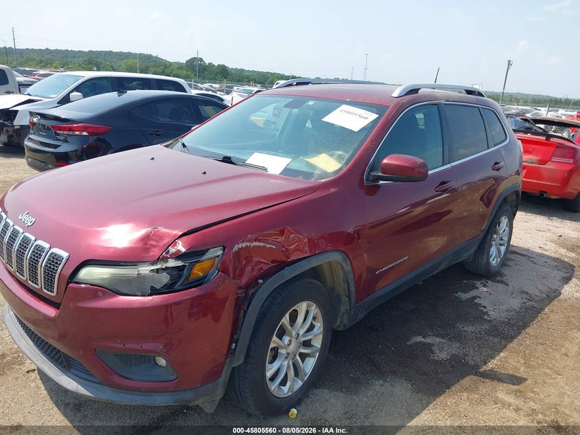 Vin: 1c4pjlcb6kd171373, lot: 46304406, jeep cherokee latitude fwd 20192