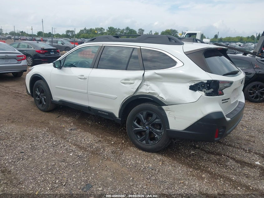 Vin: 4s4btgld9n3102499, lot: 46304413, subaru outback onyx edition xt 20223