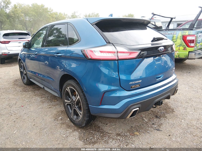 Vin: 2fmpk4ap7kbb68078, lot: 46304425, ford edge st 20193