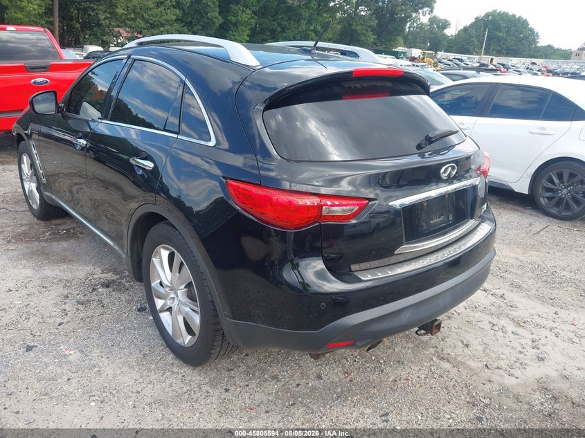 Vin: jn8cs1mw3dm173106, lot: 46304439, infiniti fx37 20133