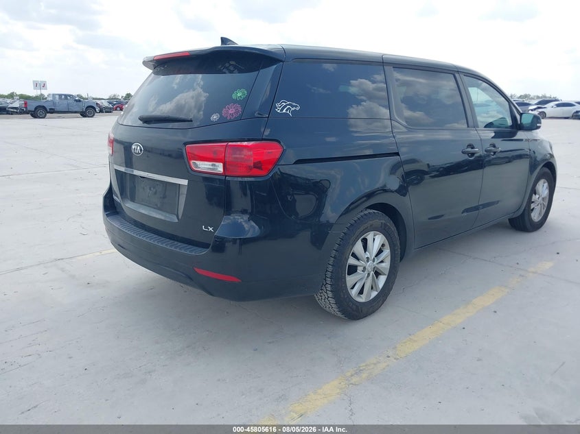 Vin: kndmb5c13j6401229, lot: 46304462, kia sedona lx 20184