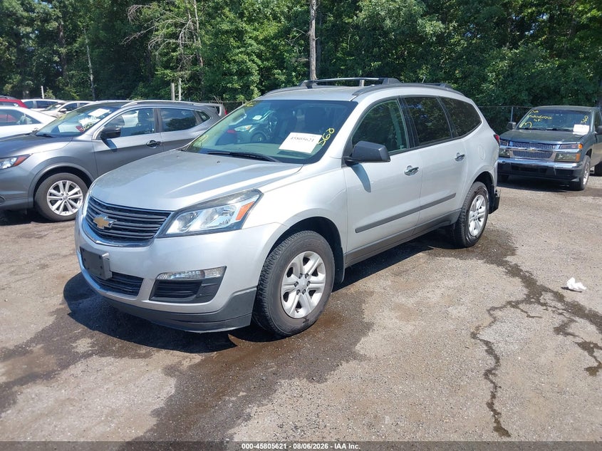 Vin: 1gnkvfkd3hj327860, lot: 46304467, chevrolet traverse ls 20172