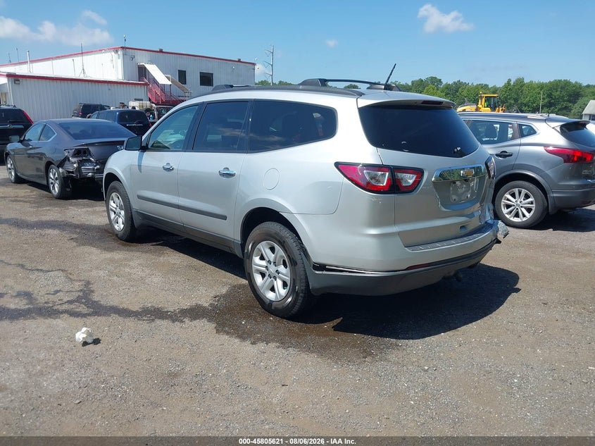 Vin: 1gnkvfkd3hj327860, lot: 46304467, chevrolet traverse ls 20173