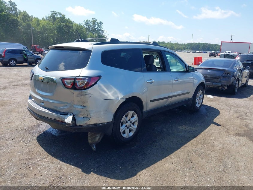 Vin: 1gnkvfkd3hj327860, lot: 46304467, chevrolet traverse ls 20174