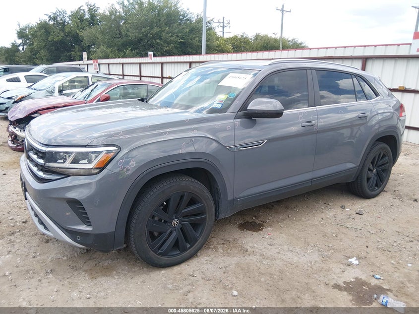 Vin: 1v2kc2ca1mc203689, lot: 46304470, volkswagen atlas cross sport 2.0t se w/technology 20212