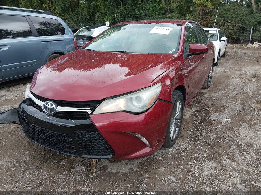 Vin: 4t1bf1fk4fu910396, lot: 46304477, toyota camry se 20152