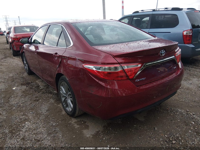 Vin: 4t1bf1fk4fu910396, lot: 46304477, toyota camry se 20153