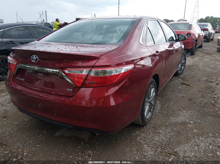 Vin: 4t1bf1fk4fu910396, lot: 46304477, toyota camry se 20154