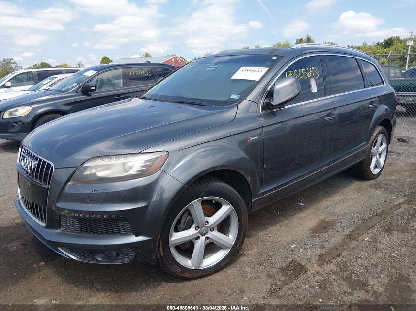 Vin: wa1dgafe1dd000166, lot: 46304489, audi q7 3.0t s line prestige 20132