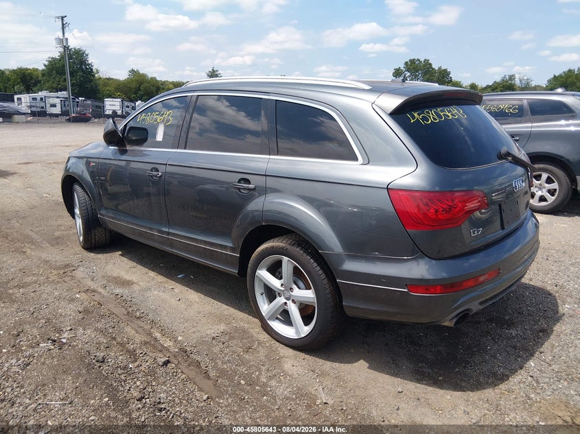 Vin: wa1dgafe1dd000166, lot: 46304489, audi q7 3.0t s line prestige 20133