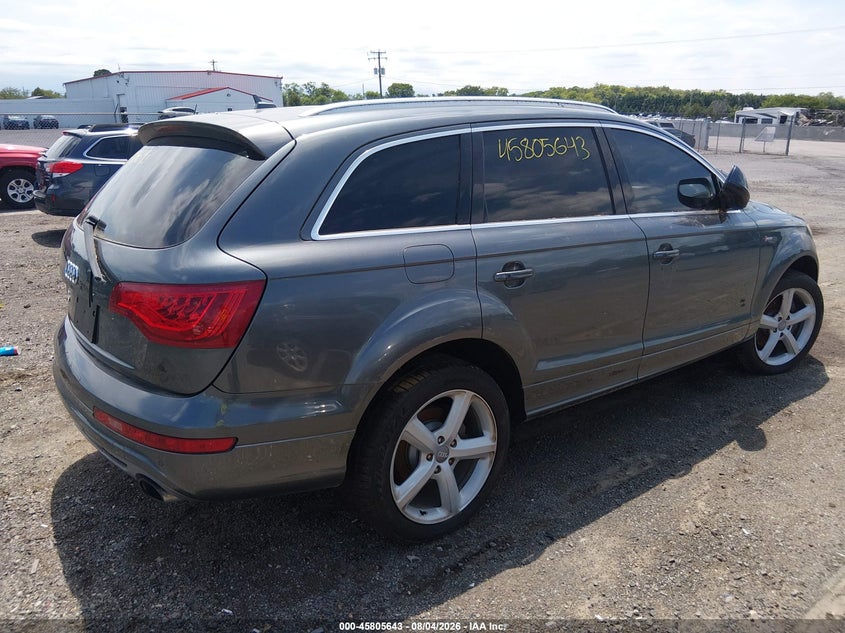 Vin: wa1dgafe1dd000166, lot: 46304489, audi q7 3.0t s line prestige 20134