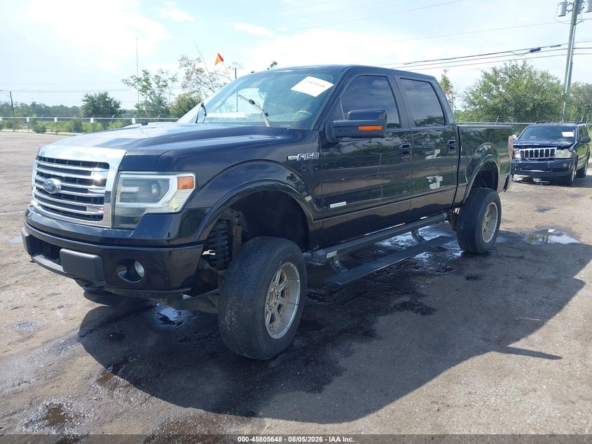 Vin: 1ftfw1et0dfa85104, lot: 46304494, ford f-150 lariat 20132