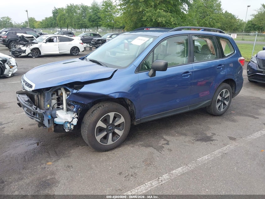 Vin: jf2sjabc1jh549827, lot: 46304536, subaru forester 2.5i 20182
