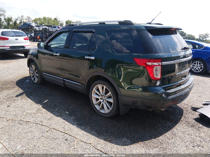 Vin: 1fm5k8d85dga29744, lot: 46304539, ford explorer xlt 20133