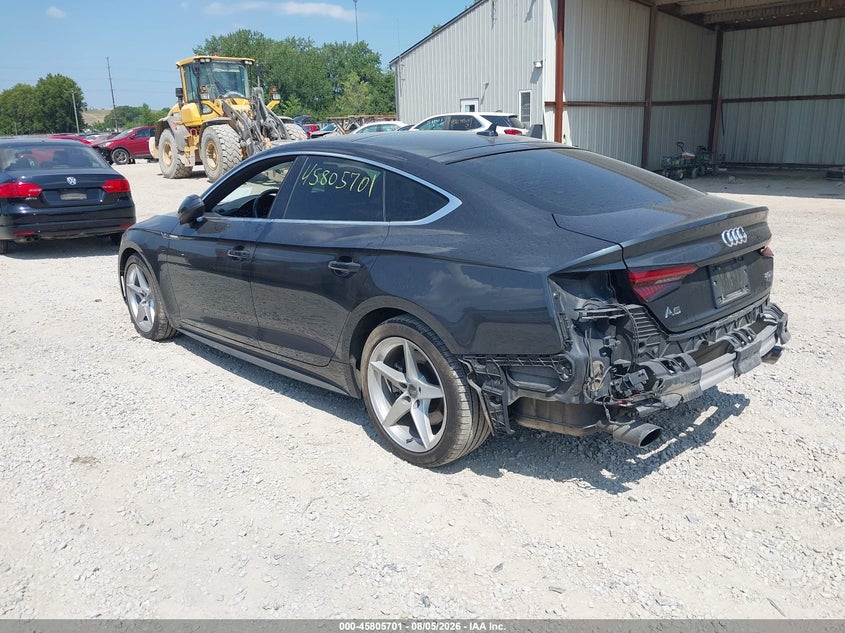 Vin: waudncf55ja034418, lot: 46304547, audi a5 2.0t premium 20183