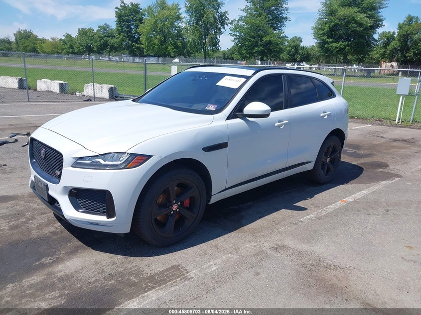 Vin: sadcm2fv6ja261035, lot: 46304549, jaguar f-pace s 20182