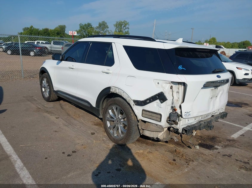 Vin: 1fmsk7dh7lgd13114, lot: 46304553, ford explorer xlt 20203