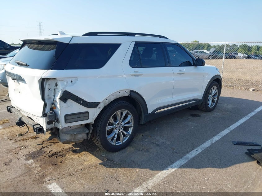Vin: 1fmsk7dh7lgd13114, lot: 46304553, ford explorer xlt 20204