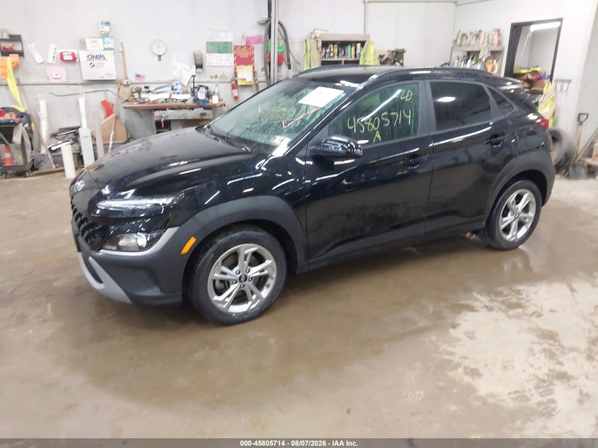 Vin: km8k6cab5pu994958, lot: 46304560, hyundai kona sel 20232
