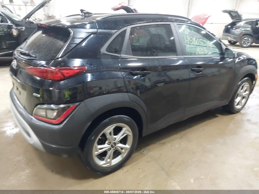 Vin: km8k6cab5pu994958, lot: 46304560, hyundai kona sel 20234