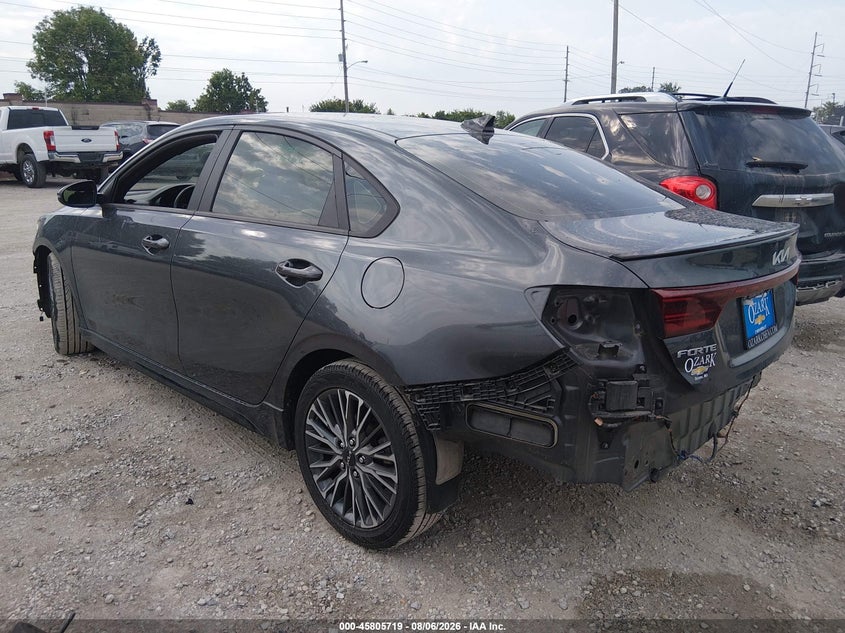 Vin: 3kpf54ad7ne432507, lot: 46304565, kia forte gt-line 20223