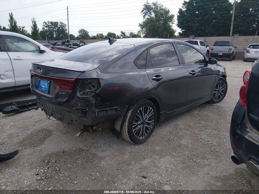 Vin: 3kpf54ad7ne432507, lot: 46304565, kia forte gt-line 20224