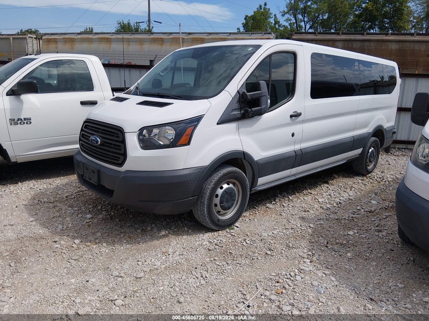 Vin: 1fbzx2zm9jkb36075, lot: 46304566, ford transit-350 xl 20182