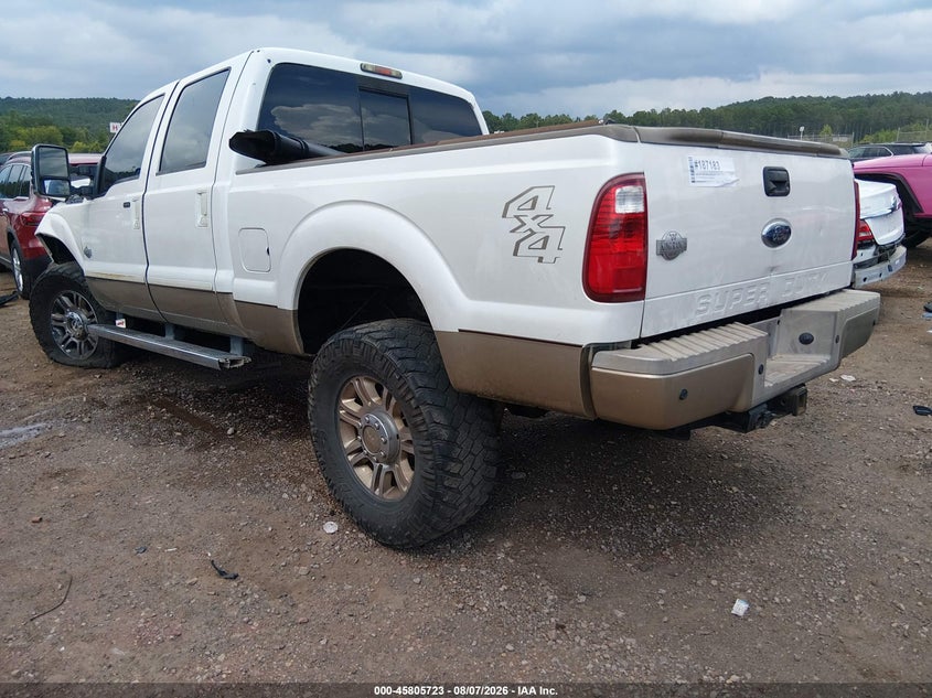 Vin: 1ft7w2bt4bea50339, lot: 46304569, ford f-250 lariat 20113