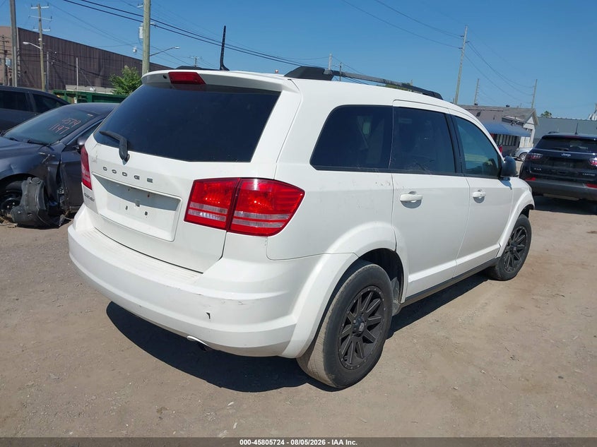 Vin: 3c4pdcab6jt507977, lot: 46304570, dodge journey se 20184