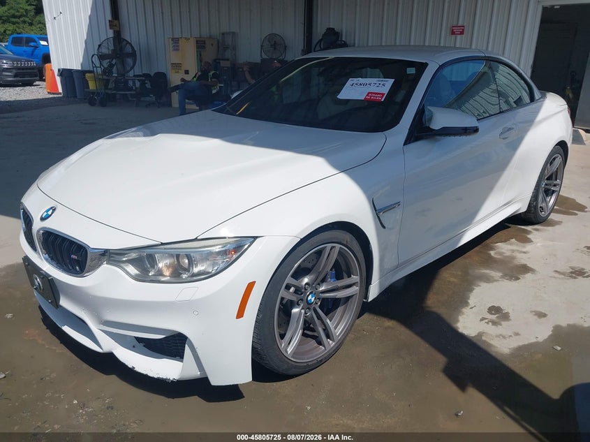 2016 BMW M4, Обычный износ, IAAI, VIN WBS3U9C51GP969300 — фото 2