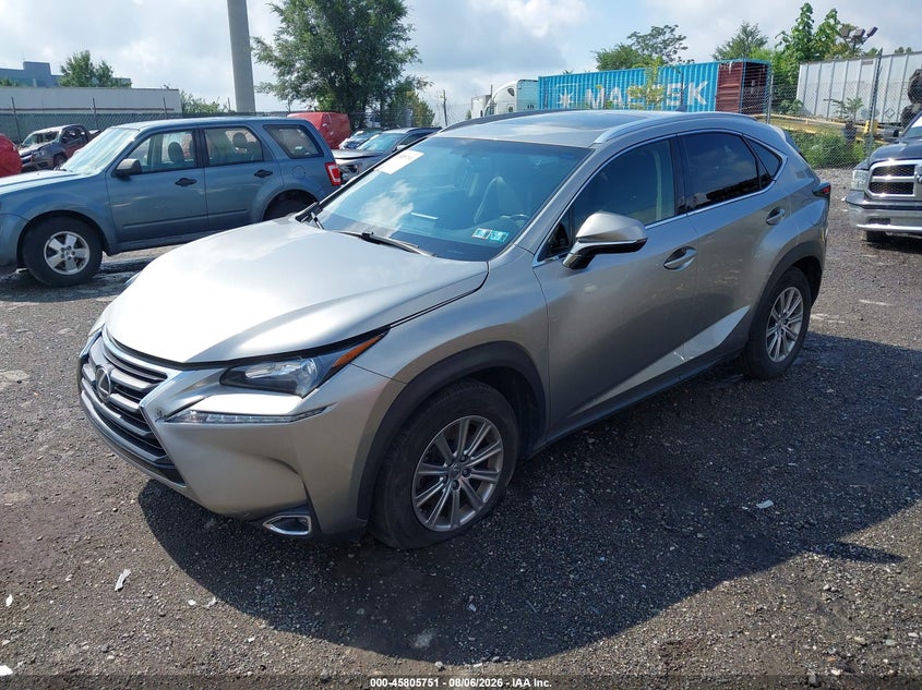 Vin: jtjbarbz4h2107541, lot: 46304596, lexus nx 200t 20172