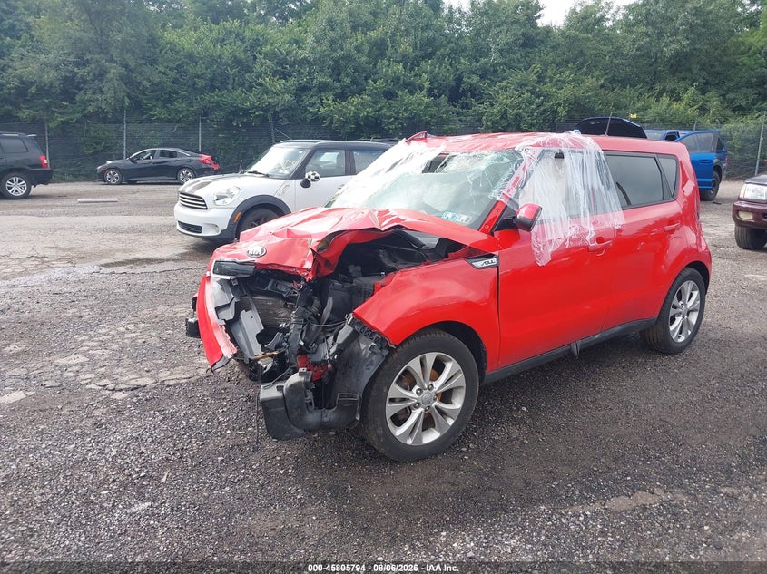 Vin: kndjp3a58f7814716, lot: 46304640, kia soul + 20152