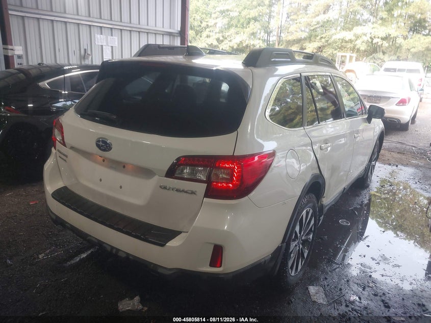 Vin: 4s4bsbnc3g3293799, lot: 46304660, subaru outback 2.5i limited 20164