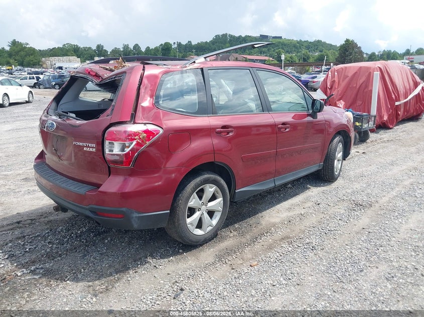 Vin: jf2sjabc6fh461377, lot: 46304671, subaru forester 2.5i 20154