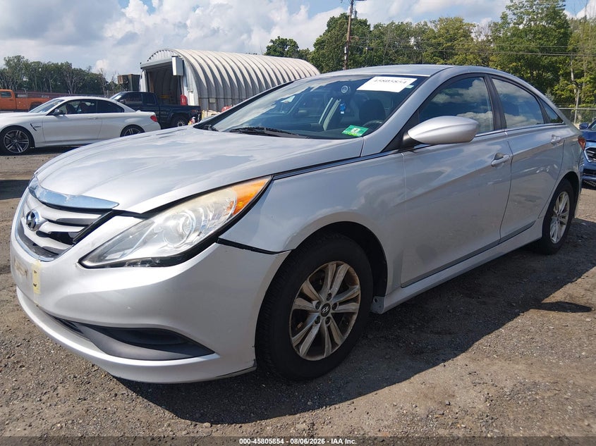 Vin: 5npeb4ac3eh890858, lot: 46304700, hyundai sonata gls 20142