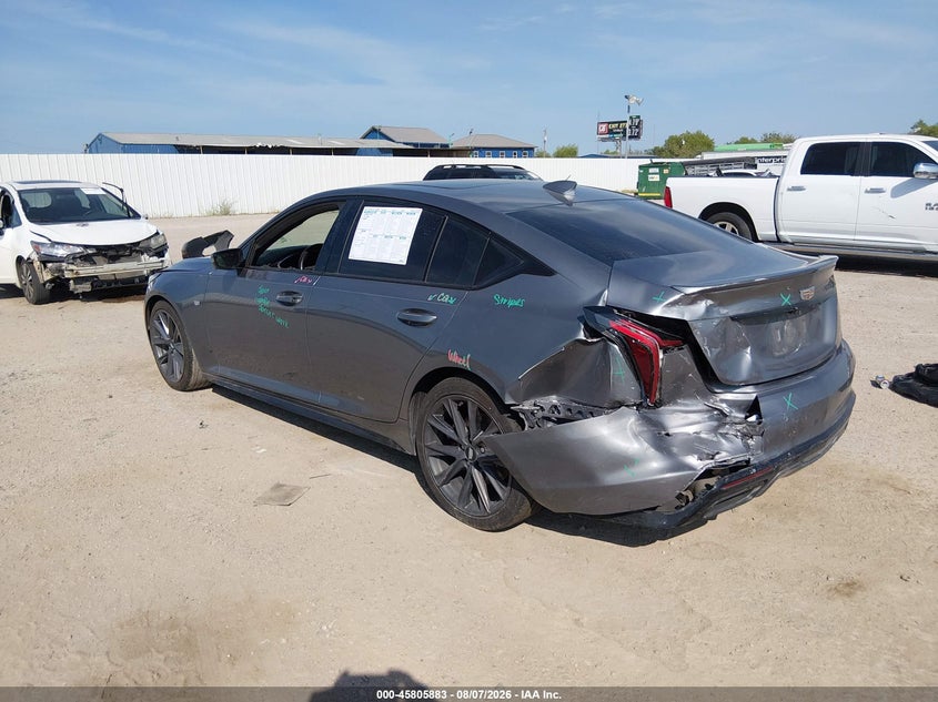 Vin: 1g6dp5rk8m0111869, lot: 46304729, cadillac ct5 sport 20213