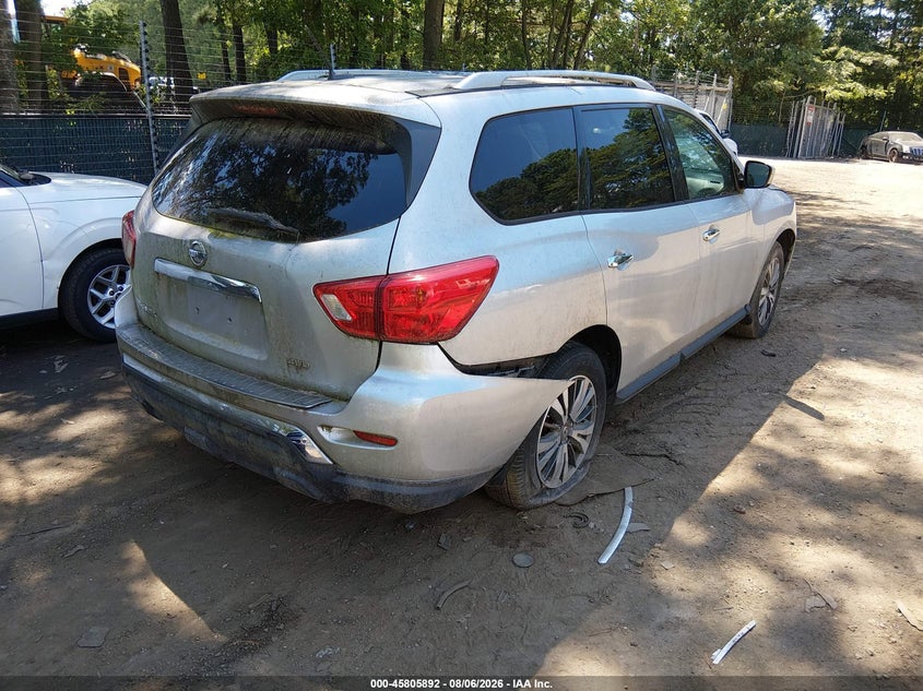 Vin: 5n1dr2mm3hc629659, lot: 46304738, nissan pathfinder s 20174