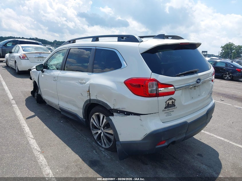 Vin: 4s4wmahd4k3477538, lot: 46304747, subaru ascent premium 20193