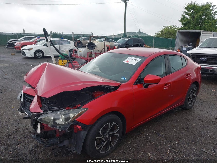 Vin: jm1bm1u71e1143101, lot: 46304759, mazda mazda3 i sport 20142